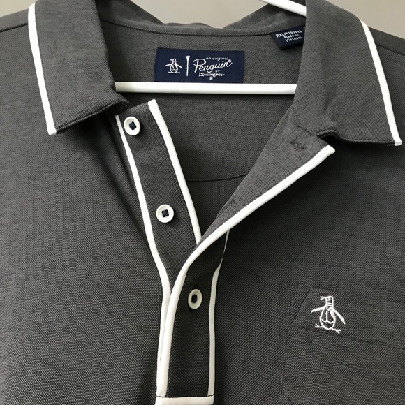 Penguin Polo Shirt Mens XXL Grey by Munsingwear - Picture 1 of 7